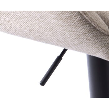 Béžová barová stolička s nastaviteľnou výškou Nolan – Unique Furniture – Obrázok 5
