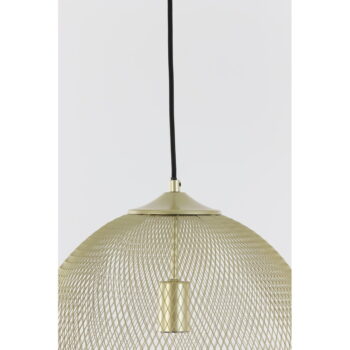 Závesné svietidlo v zlatej farbe s kovovým tienidlom ø 40 cm Moroc – Light & Living - Image 7