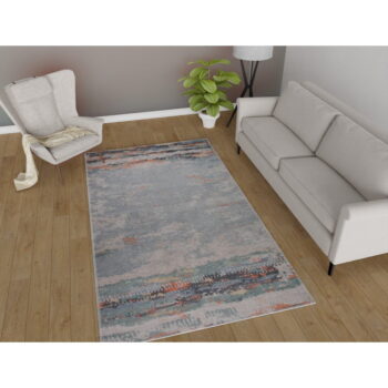 Sivý prateľný koberec behúň 200x80 cm - Vitaus - Image 2