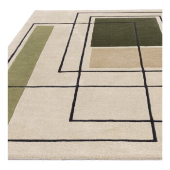 Kaki-béžový vlnený koberec 120x170 cm Reef – Asiatic Carpets - Image 4