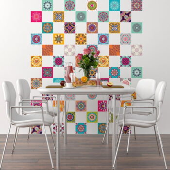 Sada 60 nástenných samolepiek Ambiance Tiles Vintage, 10 × 10 cm – Obrázok 3