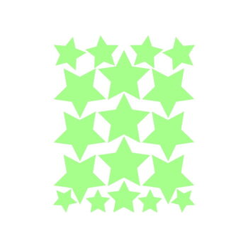 Svietiaca samolepka Ambiance Fanastick Simple Stars – Obrázok 2