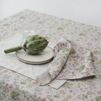 Ľanový obrus 160x250 cm Botany 2 Lightweight – Linen Tales - Image 3