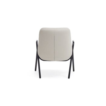 Biele kreslo Teulat Dins, výška 90 cm - Image 5