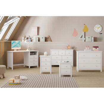Detský písací stôl z borovicového dreva 54x120 cm Max - Marckeric – Obrázok 3