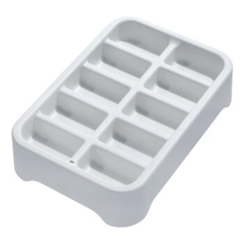 Sivý organizér na šperky iDesign Eco Bin 10, 28,12 x 19,23 cm - Image 2