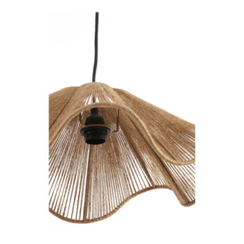 Závesné svietidlo v prírodnej farbe s tienidlom z juty ø 48 cm Fodara – Light & Living - Image 4
