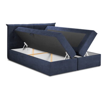 Tmavomodrá dvojlôžková posteľ Mazzini Beds Echaveria, 180 x 200 cm – Obrázok 4