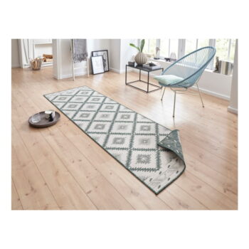 Zeleno-krémový vonkajší koberec NORTHRUGS Malibu, 250 x 80 cm - Image 5