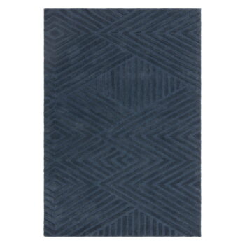 Tmavomodrý vlnený koberec 120x170 cm Hague – Asiatic Carpets