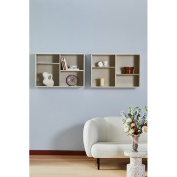 Béžová závesná knižnica 89x61 cm Mistral – Hammel Furniture - Image 4