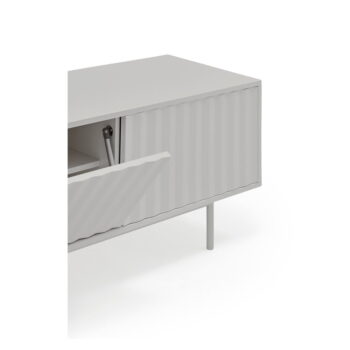 Sivý TV stolík 180x52 cm Sierra – Teulat - Image 5