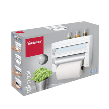 Ochranný box na kuchynské utierky a ďalšie doplnky Metaltex, dĺžka 38 cm - Image 7
