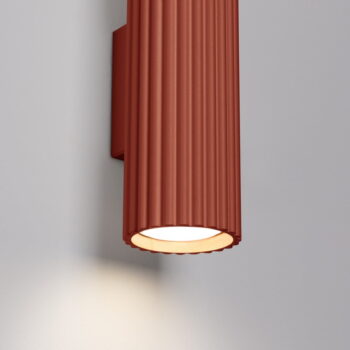 Nástenné svietidlo v tehlovej farbe Gleam – Nice Lamps – Obrázok 7