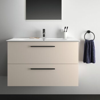 Béžová závesná skrinka pod umývadlo 100x63 cm i.Life A – Ideal Standard – Obrázok 3