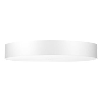 Biele stropné svietidlo s textilným tienidlom ø 90 cm Herra – Nice Lamps
