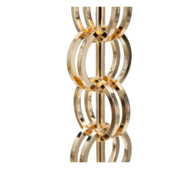 Stolová lampa v čierno-zlatej farbe Mauro Ferretti Glam Rings, výška 54,5 cm – Obrázok 7