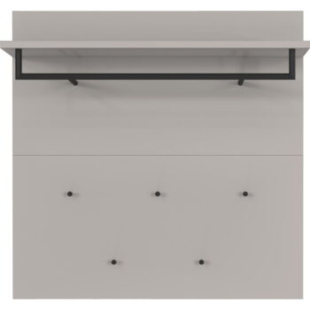 Sivý vešiakový panel Bastia – Germania