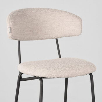 Krémové barové stoličky v súprave 2 ks 105 cm Zack – LABEL51 - Image 5