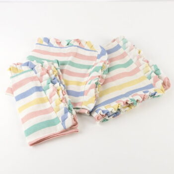 Ľanové obrúsky v súprave 4 ks Multi Stripe – Meri Meri