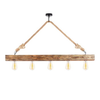 Závesné svietidlo v prírodnej farbe Erebos – Opviq lights - Image 2