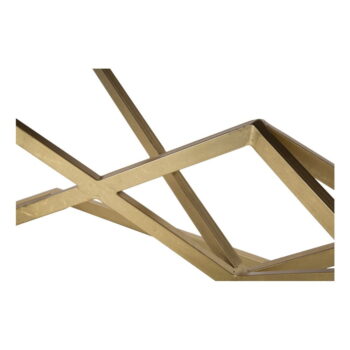 Lavica v čierno-zlatej farbe Mauro Ferretti Piramid, 100 × 40 cm - Image 10