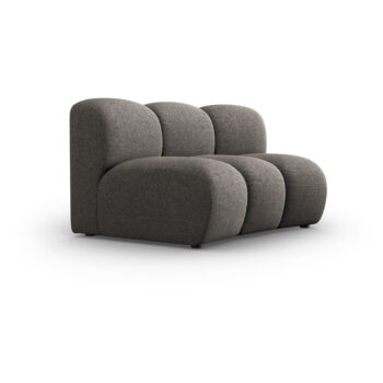 Tmavosivý modul pohovky (stredový diel) Lupine – Micadoni Home - Image 2