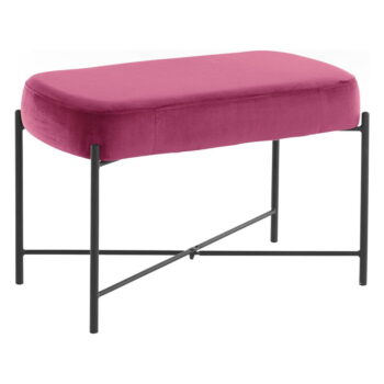 Ružová zamatová lavica Berry - Støraa - Image 2