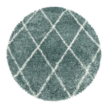 Tyrkysový okrúhly koberec ø 200 cm Alvor – Ayyildiz Carpets