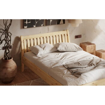 Jednolôžková posteľ z borovicového dreva v prírodnej farbe 90x200 cm Tonja – Olivia Living - Image 9