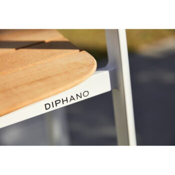 Biela kovová záhradná stolička Icon – Diphano – Obrázok 9