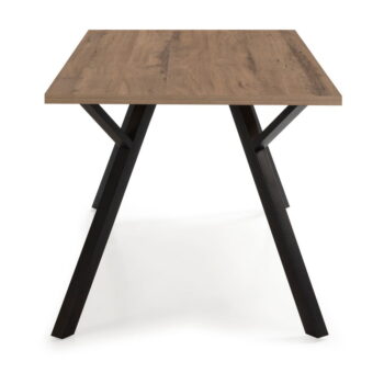 Jedálenský stôl s doskou v dekore orechového dreva 90x160 cm Paola - Marckeric – Obrázok 2