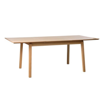 Rozkladací jedálenský stôl s doskou v dubovom dekore v prírodnej farbe 95x200 cm Bari – Unique Furniture – Obrázok 2