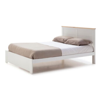 Biela dvojlôžková posteľ 140x190 cm Akira - Marckeric – Obrázok 3