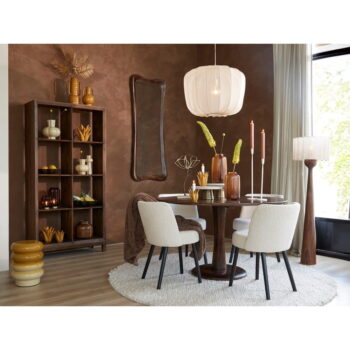 Knižnica z mangového dreva v prírodnej farbe 95x190 cm Sondrio – Light & Living - Image 5