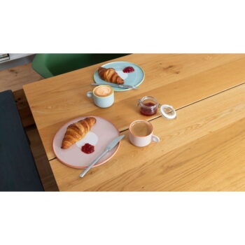 Súprava ružovej kameninovej šálky a taniera Remember Greta, 250 ml – Obrázok 4