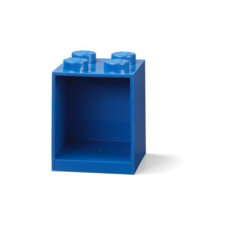 Detská modrá nástenná polica LEGO® Brick 4 – Obrázok 3