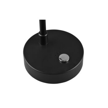 Lesklá čierna LED stolová lampa so stmievačom (výška  28 cm) Lenny – Trio - Image 5