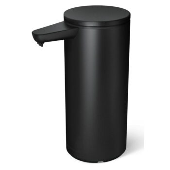 Matne čierny bezdotykový oceľový dávkovač mydla 414 ml – simplehuman - Image 7