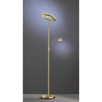 LED stmievateľná stojacia lampa v zlatej farbe (výška 180 cm) Dent – ​​Fischer & Honsel - Image 5