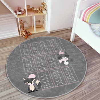 Sivý detský koberec ø 100 cm Comfort – Mila Home - Image 3