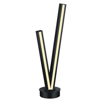 Čierna LED stolová lampa s hlasovým ovládaním/s ovládaním pomocou mobilnej aplikácie s kovovým tienidlom (výška  67,5 cm) Cicanto – CINQUE - Image 2