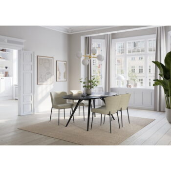 Tmavosivá jedálenská stolička Glam – DAN-FORM Denmark - Image 8