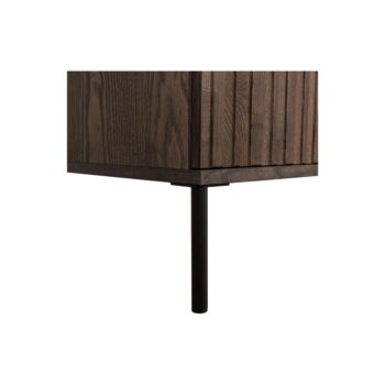 Hnedý TV stolík v dekore jaseňa 100x56 cm Gravure – WOOOD - Image 5