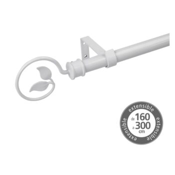 Kovová roztiahnuteľná garniža 160 - 300 cm – Casa Selección – Obrázok 2