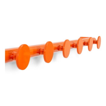 Oranžový kovový nástenný vešiak Retro – Spinder Design - Image 3