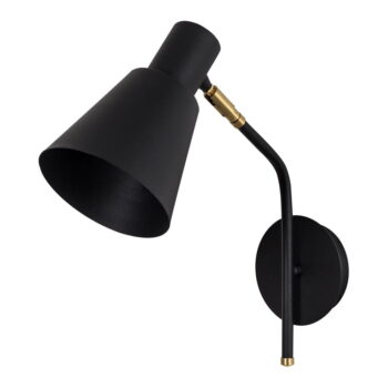 Nástenné svietidlo v čiernej a zlatej farbe ø 15 cm Sivani – Opviq lights - Image 6