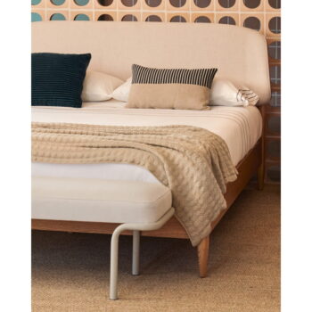 Pletená deka z vlny a zmesi vlákien 130x170 cm Malik – Kave Home - Image 4