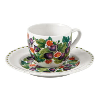 Súprava 4 porcelánových šálok s tanierikmi Brandani Le Primizie – Obrázok 4