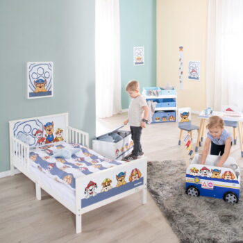 Bielo-modrá detská posteľ 70x140 cm Paw Patrol – Roba - Image 3